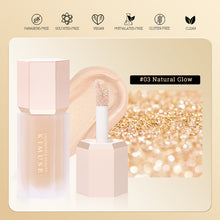 Load image into Gallery viewer, Glitter Glow Dewy Liquid Highlighter Eyeshadow Pen Makeup Glow Face Contour Shimmer Pink White Highlight Pallete Illuminator Cosmetics 6 Colors
