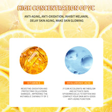 Load image into Gallery viewer, Skincare Products Vitamin C Facial Serum Brighten Skin Lighten Spots Hyaluronic Acid Face Essence Anti-aging Skin Care Products 15ml
