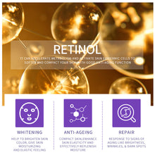 Load image into Gallery viewer, Retinol Serum Anti Wrinkle Whiting Anti-aging Repair Natural Ingredients Vitamin C Facial Serum Whiten Face Skincare Essence Skin Care Products
