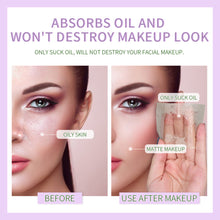Load image into Gallery viewer, 100Pcs/box Face Cleanser Oil Control Oil Absorbing Paper For Facial Oil Absorbing Soft Paper Fragrance Portable Box Makeup Tools
