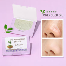 Load image into Gallery viewer, 100Pcs/box Face Cleanser Oil Control Oil Absorbing Paper For Facial Oil Absorbing Soft Paper Fragrance Portable Box Makeup Tools
