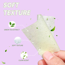 Load image into Gallery viewer, 100Pcs/box Face Cleanser Oil Control Oil Absorbing Paper For Facial Oil Absorbing Soft Paper Fragrance Portable Box Makeup Tools
