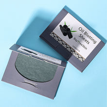 Load image into Gallery viewer, Bamboo Charcoal Oil Control Film Blotting Paper 100pcs Face Oil Blotting Paper Portable Face Wipes Active Paper Facial Oil Control Skin Care Tool
