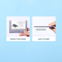 Load image into Gallery viewer, Bamboo Charcoal Oil Control Film Blotting Paper 100pcs Face Oil Blotting Paper Portable Face Wipes Active Paper Facial Oil Control Skin Care Tool
