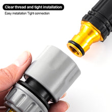 Load image into Gallery viewer, 1/2" 3/4" Adjustable High Pressure Spray Nozzle Water Gun Sprinkler Connector Hose Sprinkler For Cleaning Washer Garden Watering

