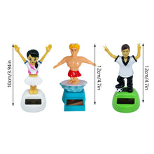 Load image into Gallery viewer, Car Interior Solar Dancing Toy Cute Swinging Figurine Doll Dashboard Ornament Auto Home Decoration Solar Powered for Baby Kids Gifts
