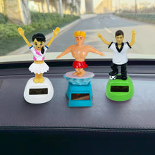 Load image into Gallery viewer, Car Interior Solar Dancing Toy Cute Swinging Figurine Doll Dashboard Ornament Auto Home Decoration Solar Powered for Baby Kids Gifts
