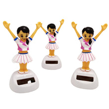 Load image into Gallery viewer, Car Interior Solar Dancing Toy Cute Swinging Figurine Doll Dashboard Ornament Auto Home Decoration Solar Powered for Baby Kids Gifts
