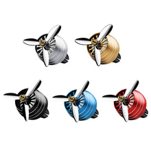 Load image into Gallery viewer, Car Decoration Car Air Vent Freshener Perfume Clip Helicopter with LED Colorful Ambience Light Fan Fragrance Aroma Diffuser
