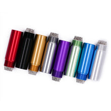 Load image into Gallery viewer, 1PC Pool Cue Leather Tips Needled Aluminum Leather Tip Repair Tool With Key Ring Billiard Accessories
