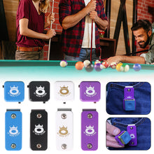 Load image into Gallery viewer, 1PC Billiard Chocolate Powder Clip Strong Magnetic Adsorption Mute Gun Powder Case With Stainless Steel Hook Billiard Accessories
