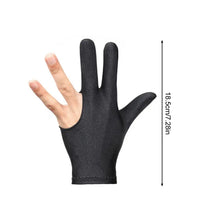 Load image into Gallery viewer, 1PC Professional Billiards Three-Finger Gloves Light Breathable Spandex Gloves Universal For Both Hands Snooker Supplies
