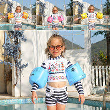Load image into Gallery viewer, 1Pair Children's Inflatable Swimming Arm Ring Double Air Bag Roller Sleeve Swimming Equipment

