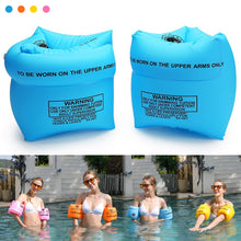 Load image into Gallery viewer, 1Pair Children's Inflatable Swimming Arm Ring Double Air Bag Roller Sleeve Swimming Equipment
