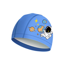 Load image into Gallery viewer, 1PC Children'S PU Coated Swimming Cap Cartoon Print High Elastic Waterproof Ear Protector Breathable Swimming Cap
