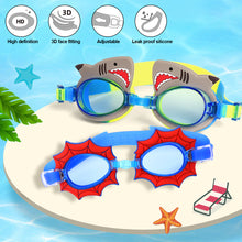 Load image into Gallery viewer, 3-16 Years Children Cartoon HD Swimming Goggles Waterproof Anti-Fog Swimming Safety Goggles Professional Swimming Equipment
