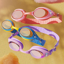 Load image into Gallery viewer, Children's Cartoon Small Frame Swimming Goggles HD Waterproof Anti-Fog Diving Goggles Silicone Cap Professional Swimming Equipment
