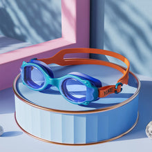 Load image into Gallery viewer, Children's Cartoon Small Frame Swimming Goggles HD Waterproof Anti-Fog Diving Goggles Silicone Cap Professional Swimming Equipment
