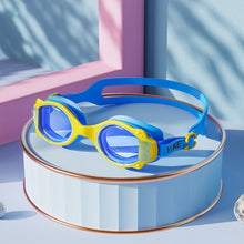 Load image into Gallery viewer, Children's Cartoon Small Frame Swimming Goggles HD Waterproof Anti-Fog Diving Goggles Silicone Cap Professional Swimming Equipment
