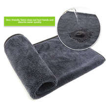 Load image into Gallery viewer, Microfiber Car Cleaning Towel Double-Sided Ultra Absorbent Car Wash Cleaning Cloth Soft Scratch Proof Lint Washing Towel
