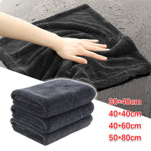 Load image into Gallery viewer, Microfiber Car Cleaning Towel Double-Sided Ultra Absorbent Car Wash Cleaning Cloth Soft Scratch Proof Lint Washing Towel
