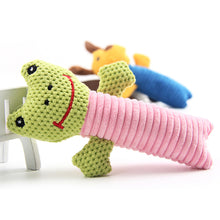 Load image into Gallery viewer, Pet Dog Squeaky Toys Animals Shapes Squeaky Plush Chew Toys for Small Medium Large Dogs
