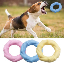 Load image into Gallery viewer, Pet Flying Discs Dog Training Ring Puller Resistant Bite Floating Toy Puppy Outdoor Interactive Game Playing Products Supply
