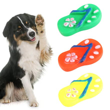Load image into Gallery viewer, Dog Pet Slipper Shape Squeaky Toys Puppy Chew Play Toys Dog Sound Toys Squeaker Chewing Toy Funny Interactive for Dog Pet Supplies
