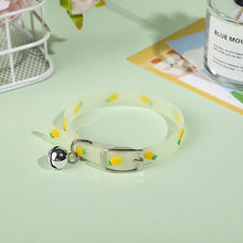 Load image into Gallery viewer, Adjustable Pet Glowing Collar With Bell Buckle Neck Strap Puppy Luminous Collar Cute Dog Cat Collar Glow At Night Pet Supplies
