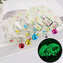 Load image into Gallery viewer, Adjustable Pet Glowing Collar With Bell Buckle Neck Strap Puppy Luminous Collar Cute Dog Cat Collar Glow At Night Pet Supplies
