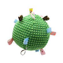 Load image into Gallery viewer, Interactive Ball Dog Toy for Aggressive Chewers Training Decompress Bite Resistant Plush Handle Dog Toys with Bells Pet Supplies
