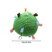 Load image into Gallery viewer, Interactive Ball Dog Toy for Aggressive Chewers Training Decompress Bite Resistant Plush Handle Dog Toys with Bells Pet Supplies
