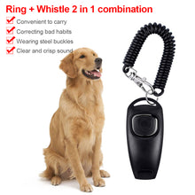 Load image into Gallery viewer, 1Pc Pet Dog Whistle And Clicker Puppy Stop Barking Training Aid Tool Clicker Portable Trainer Pet Products Supplies

