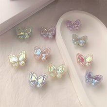 Load image into Gallery viewer, Colorful Acrylic Butterfly Hairpins Girl Hair Clips Barrettes Women Sweet Hair Ornament Rainbow Headwear Fashion Hair Accessories
