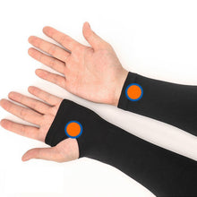 Load image into Gallery viewer, 1 Pair Ice Silk Sports Arm Sleeves Cycling Sun UV Protection Outdoor Travel Running Gym Fitness Cool Summer Arm Sleeves for Man
