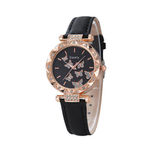 Load image into Gallery viewer, 6/1pcs Set Women Watch Ring Necklace Earrings Bracelet Set Watches Butterfly Leather Strap Ladies Quartz WristWatch (No Box)
