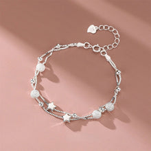 Load image into Gallery viewer, 925 sterling silver Beautiful stars Bracelets for women korean fashion designer party Wedding Jewelry Holiday gifts
