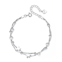 Load image into Gallery viewer, 925 sterling silver Beautiful stars Bracelets for women korean fashion designer party Wedding Jewelry Holiday gifts
