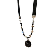 Load image into Gallery viewer, Vintage Black Rope Butterfly Necklace Collarbone Chain Choker Alloy Butterfly Handmade Pendant Necklace For Lovers Women Spice Girls

