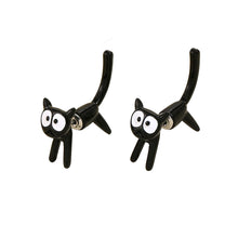Load image into Gallery viewer, New Funny Small Black Cat Earring for Women Girl Fashion Cute Animal Kitten Earrings Fashion Party Festival Piercing Jewelry
