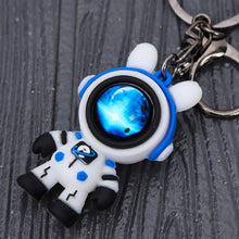 Load image into Gallery viewer, Lovely Cartoon Bear Explore Future Car Key Chain Pendant Bag Pendant Keychain Delicate Simple Key Chain for Girls Couple Gifts
