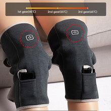 Load image into Gallery viewer, Electric Knee Heating Pad USB Thermal Therapy Heated Knee Brace Support for Arthritis Joint Pain Relief Old Cold Leg Knee Warmer
