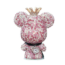 Load image into Gallery viewer, Cute Car Interior Decoration Rhinestone Bear Car Dashboard Doll Balloon Ornament Decoration for Room Decoration Desk Gift
