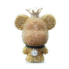 Load image into Gallery viewer, Cute Car Interior Decoration Rhinestone Bear Car Dashboard Doll Balloon Ornament Decoration for Room Decoration Desk Gift
