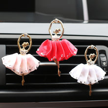 Load image into Gallery viewer, Car Ballet Girl Perfume Clip Air-conditioning Outlet Perfume Clip Ballerina Girl Freshener Fragrance Clip Car Decor Accessories

