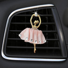 Load image into Gallery viewer, Car Ballet Girl Perfume Clip Air-conditioning Outlet Perfume Clip Ballerina Girl Freshener Fragrance Clip Car Decor Accessories
