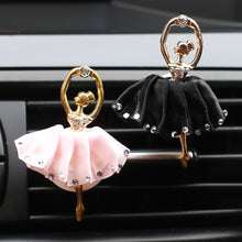 Load image into Gallery viewer, Car Ballet Girl Perfume Clip Air-conditioning Outlet Perfume Clip Ballerina Girl Freshener Fragrance Clip Car Decor Accessories
