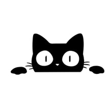 Load image into Gallery viewer, Universal Surprise Cat Peeking Car Stickers Decal Vinyl Black/White Funny Cat Car Styling Decoration Accessories
