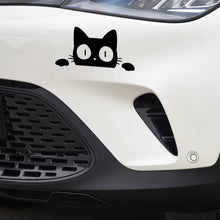 Load image into Gallery viewer, Universal Surprise Cat Peeking Car Stickers Decal Vinyl Black/White Funny Cat Car Styling Decoration Accessories
