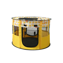 Load image into Gallery viewer, Portable Folding Pet Tent Delivery Room Round Cage For Cat Tent Playpen Puppy Kennel Easy Operation Fence Outdoor Dogs House
